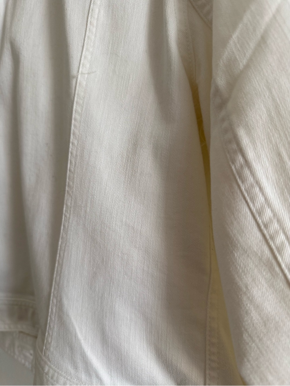 Talbots White Denim Button-Up Jacket - Picture 6 of 13